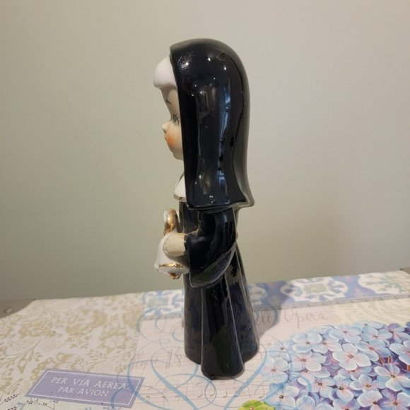 Vintage Nun with Handbells Figurine - Picture 3 of 10